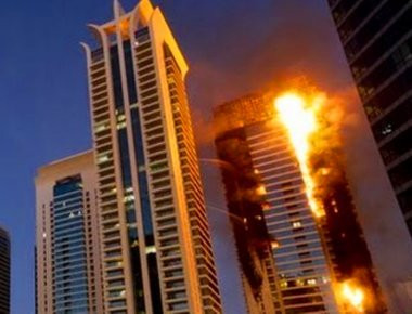 Παρανάλωμα του πυρός ο 337 μέτρων πύργος Torch Tower στο Ντουμπάι! (βίντεο)